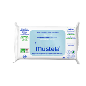 Mustela Troca de Fralda Sem Perfume - Lenço Umedecido (60 Unidades)