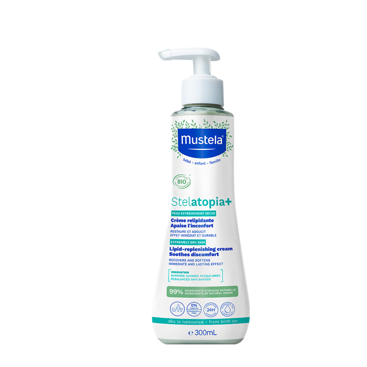 Mustela Stelatopia - Creme Hidratante 300ml