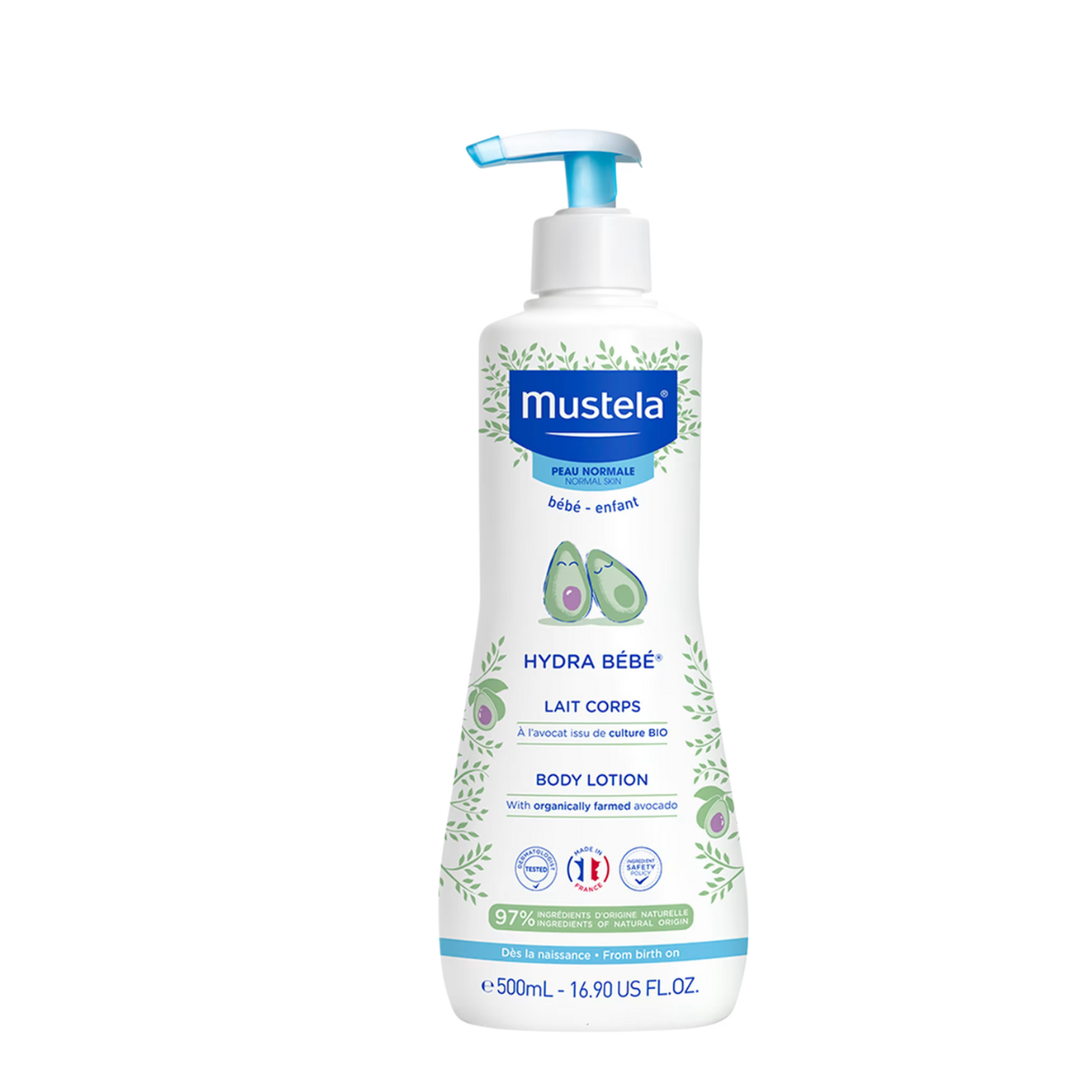 Mustela Hydra Bébé - Loção Hidratante Corporal 500ml